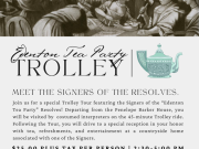 Edenton Historical Commission, Edenton Tea Party Trolley