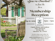 The Cupola House and Gardens, Annual Membership Reception
