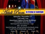 American Legion Post 40, Adult Prom