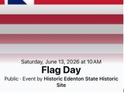 Historic Edenton State Historic Sites, Flag Day