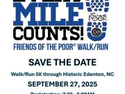 Edenton Events, Friends of the Poor Walk/Run