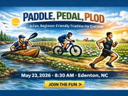 Edenton Events, Paddle, Pedal, Plod Triathlon