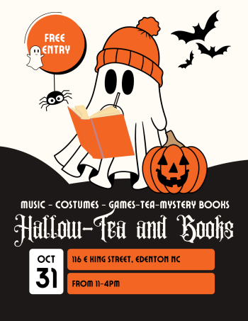 Edenton Events, Hallow-Tea and Books