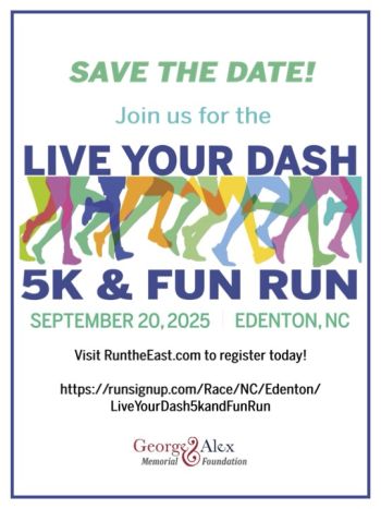 George & Alex Memorial Foundation, Save the Date: Live Your Dash 5K & Fun Run