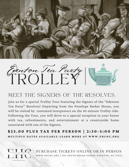 Edenton Historical Commission, Edenton Tea Party Trolley
