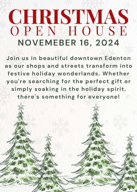 Destination Downtown Edenton, Christmas Open House