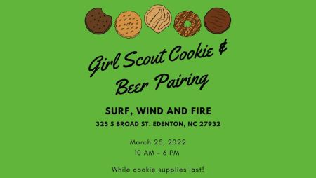 Edenton Events, Girl Scout Cookie & Beer Pairing