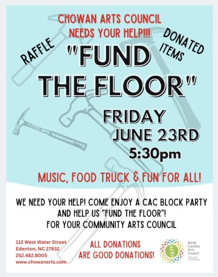 Chowan Arts Council, Fund the Floor