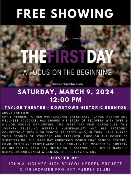 John A. Holmes High School, Film Screening: The First Day: A Focus on the Beginning