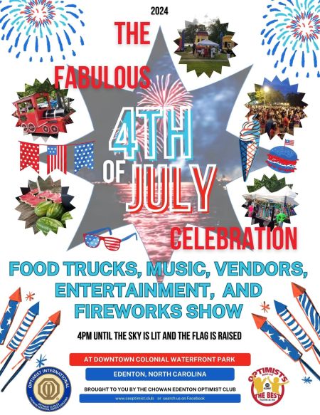 Chowan-Edenton Optimist Club, The Fabulous 4th of July Celebration