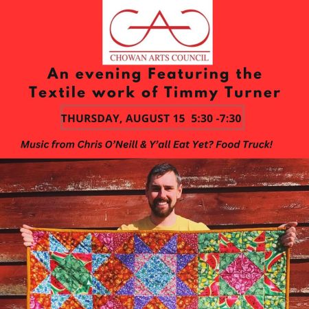 Chowan Arts Council, Featured Artist Opening: Timmy Turner's Textile Designs