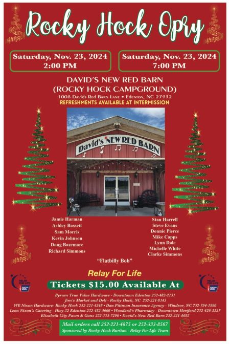 Edenton Events, Rocky Hock Opry Show