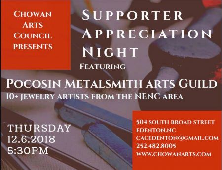 Chowan Arts Council, Supporter Appreciation