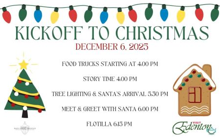 Destination Downtown Edenton, Downtown Edenton's Kickoff to Christmas 2025