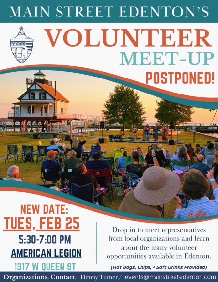Destination Downtown Edenton, Edenton Volunteer Meet-Up