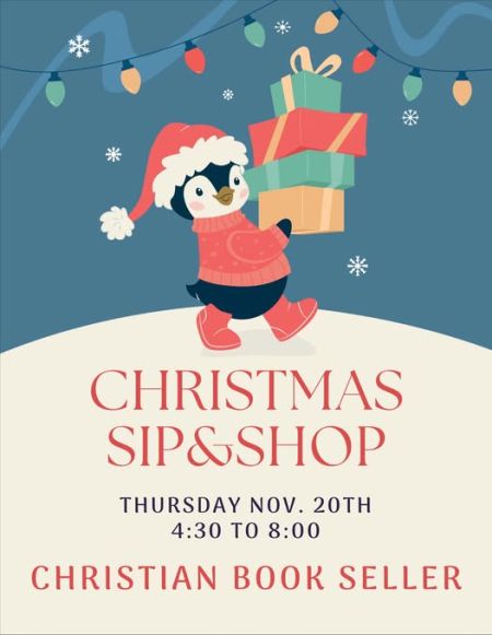 Christian Book Seller, Christmas Sip & Shop