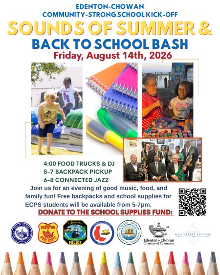 Edenton Events, Sounds of Summer & Back to School Bash