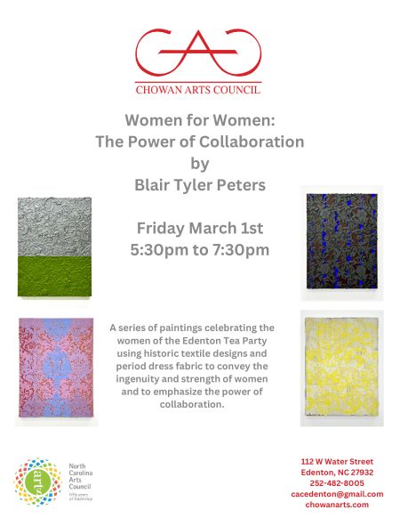 Chowan Arts Council, Women for Women: The Power of Collaboration