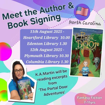 Shepard-Pruden Memorial Library, Meet the Author: K.A. Martin
