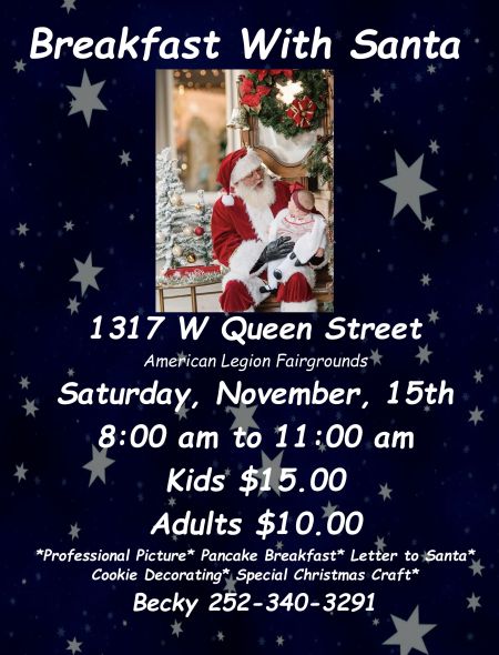 American Legion Post 40, Breakfast with Santa
