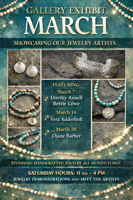 Chowan Arts Council, March Showcase: Jewelry Artists