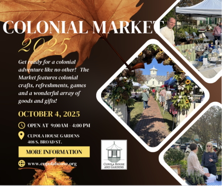 The Cupola House and Gardens, Cupola House Colonial Market