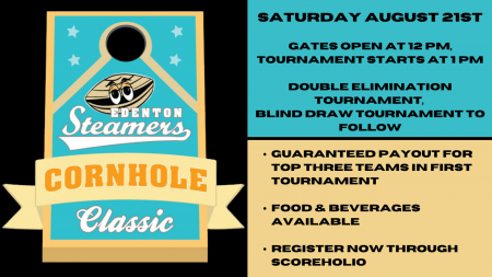 Edenton Steamers Baseball, Cornhole Classic