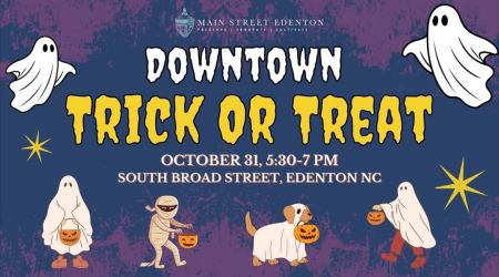 Destination Downtown Edenton, Safe Trick-or-Treating in Downtown Edenton