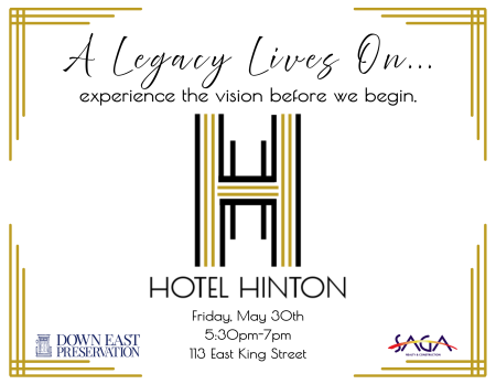 Edenton Events, A Legacy Lives On...Tour the Hotel Hinton