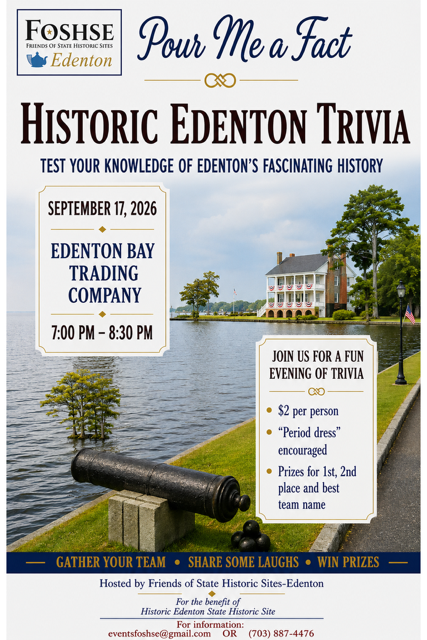 Edenton Bay Trading Company, Pour Me a Fact Trivia