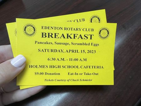 Edenton Rotary Club, Edenton Rotary Breakfast