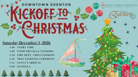 Destination Downtown Edenton, Downtown Edenton's Kickoff to Christmas 2025