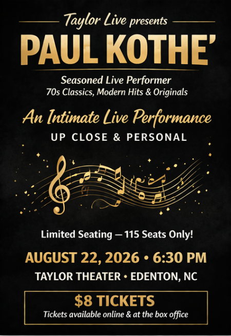 Taylor Theater, Paul Kothe' Live at Taylor Theater