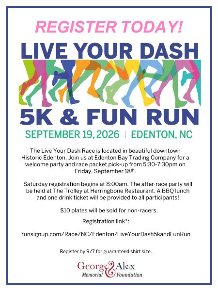 George & Alex Memorial Foundation, Live Your Dash 5K & Fun Run