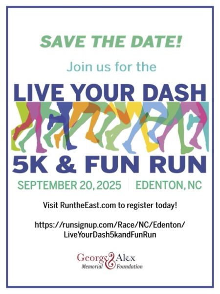 George & Alex Memorial Foundation, Save the Date: Live Your Dash 5K & Fun Run