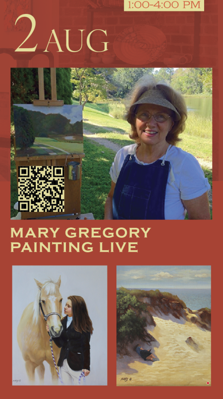Chowan Arts Council, Mary Gregory Live Painting
