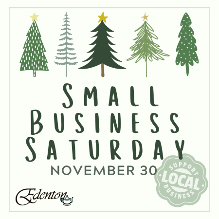 Visit Edenton, Small Business Saturday