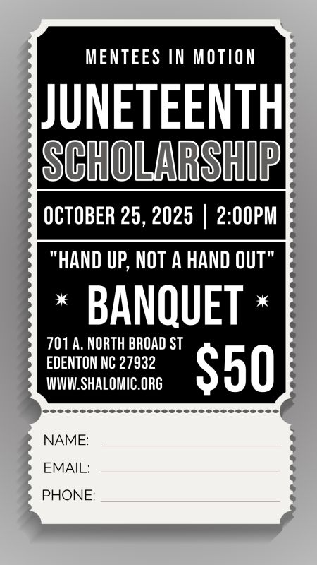 Edenton Events, "Hand Up, Not A Hand Out" Banquet