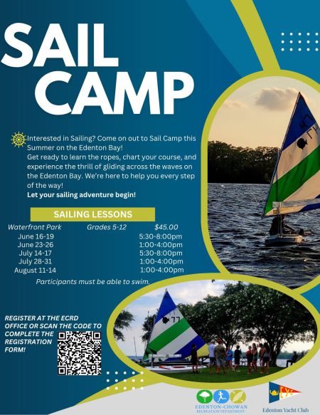 Edenton Yacht Club, Sail Camp