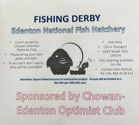 Chowan-Edenton Optimist Club, Fishing Derby