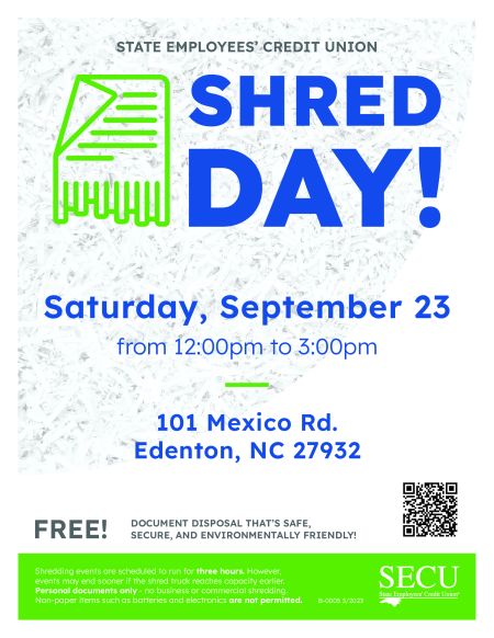 State Employees' Credit Union, Shred Day