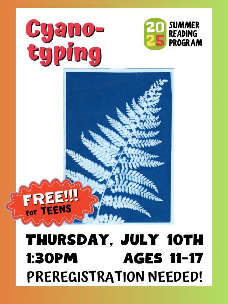Shepard-Pruden Memorial Library, Cyanotyping