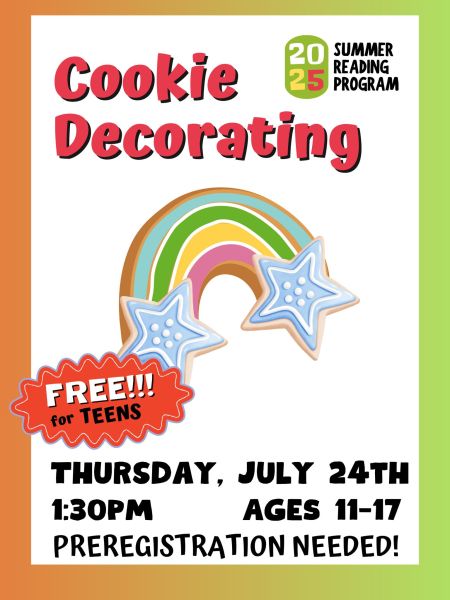Shepard-Pruden Memorial Library, Cookie Decorating