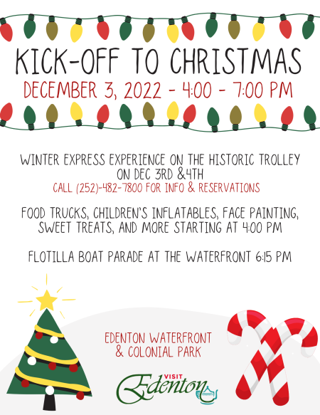Visit Edenton, Kick-Off To Christmas