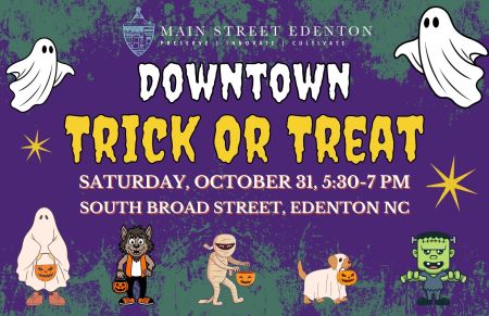 Destination Downtown Edenton, Safe Trick-or-Treating in Downtown Edenton