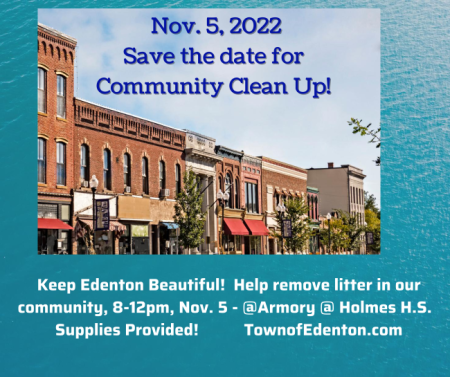 Edenton Events, Community Clean Up