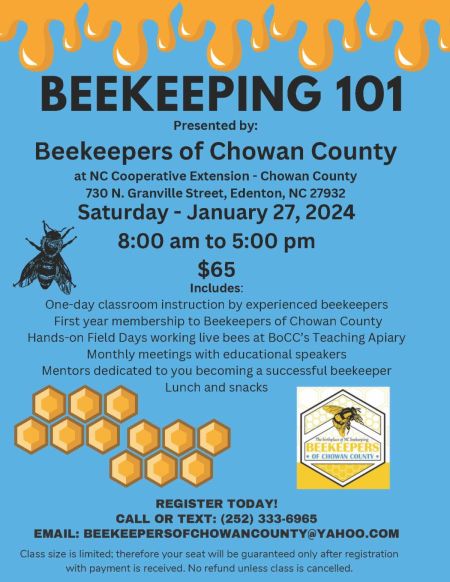 Edenton Events, Beekeeping 101