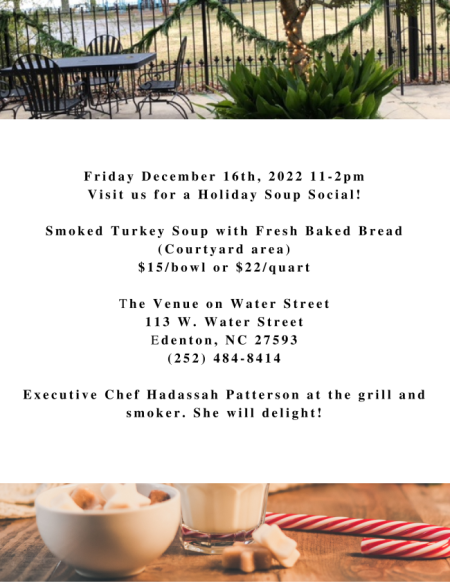 Edenton Events, Holiday Soup Special