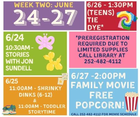 Shepard-Pruden Memorial Library, Summer Time Fun