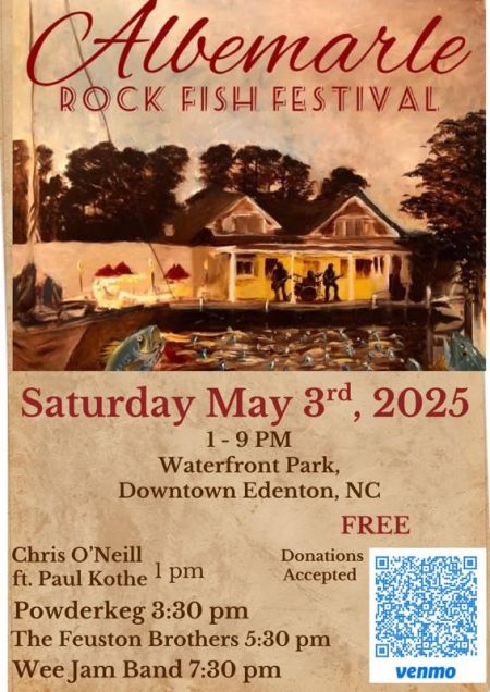 Edenton Events, Albemarle Rock Fish Festival